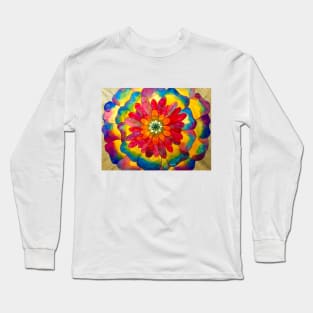 Rainbow Flower Long Sleeve T-Shirt